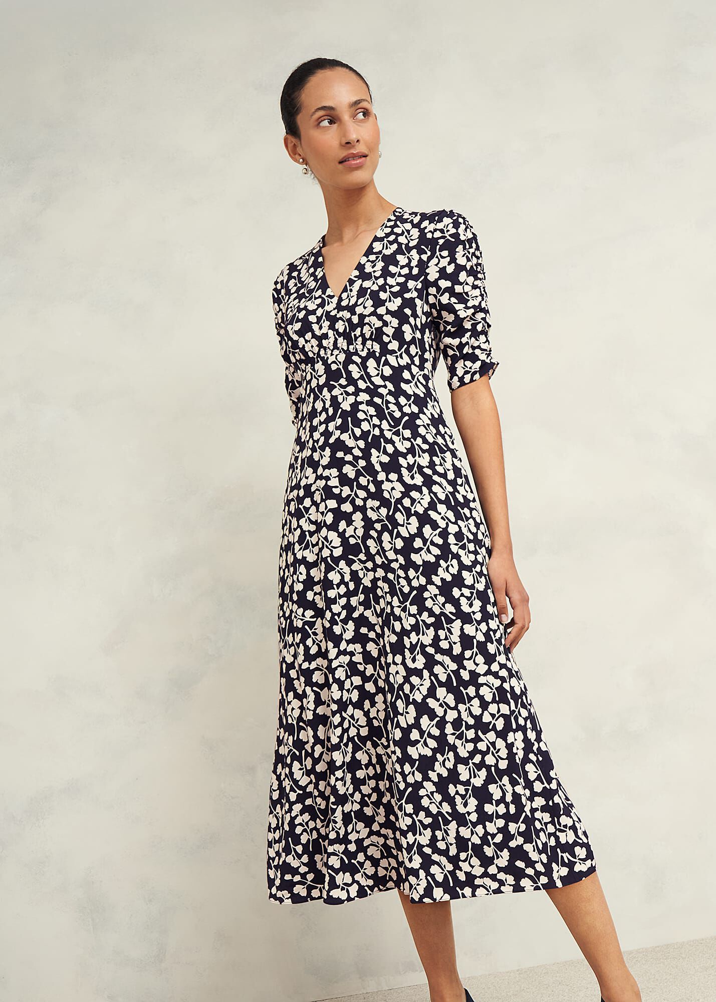 andmary bonnie denim mini dress - メルカリ