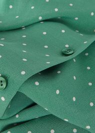 Magnolia Belted Dress , Green Ivory, hi-res