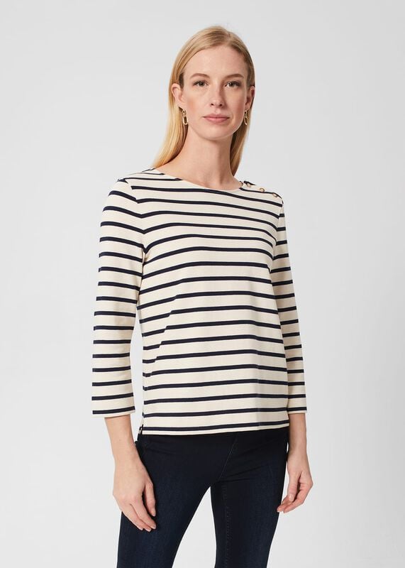 Francesca Cotton Stripe Top