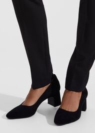 Clemmi Court Shoes, Black, hi-res