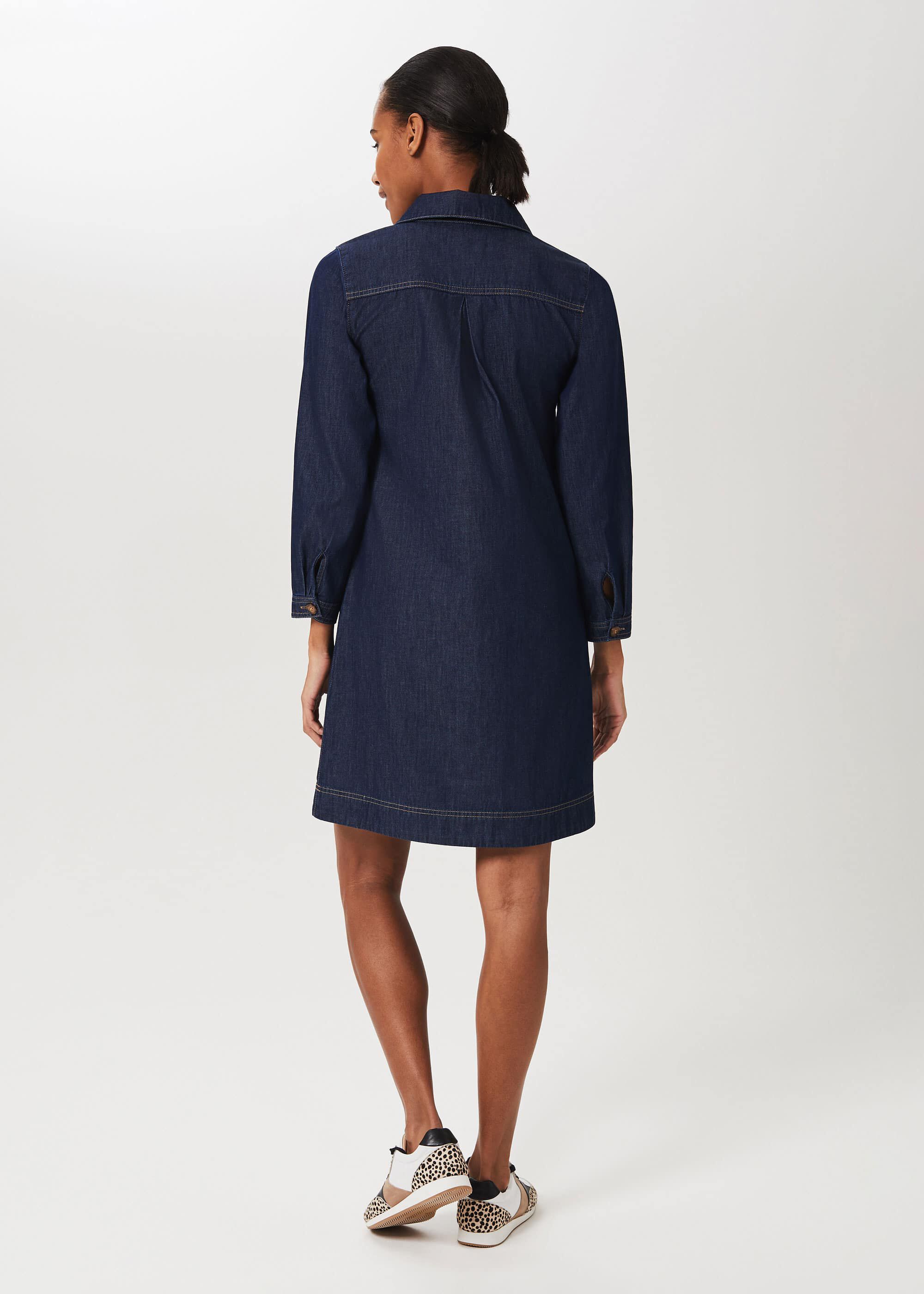 Hobbs denim dress top