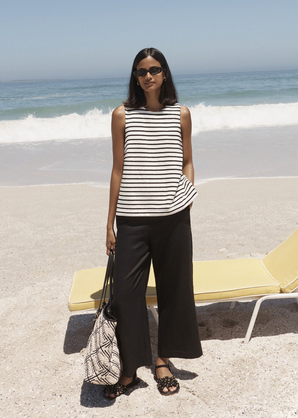 Roxie Cotton Blend Stripe Top
