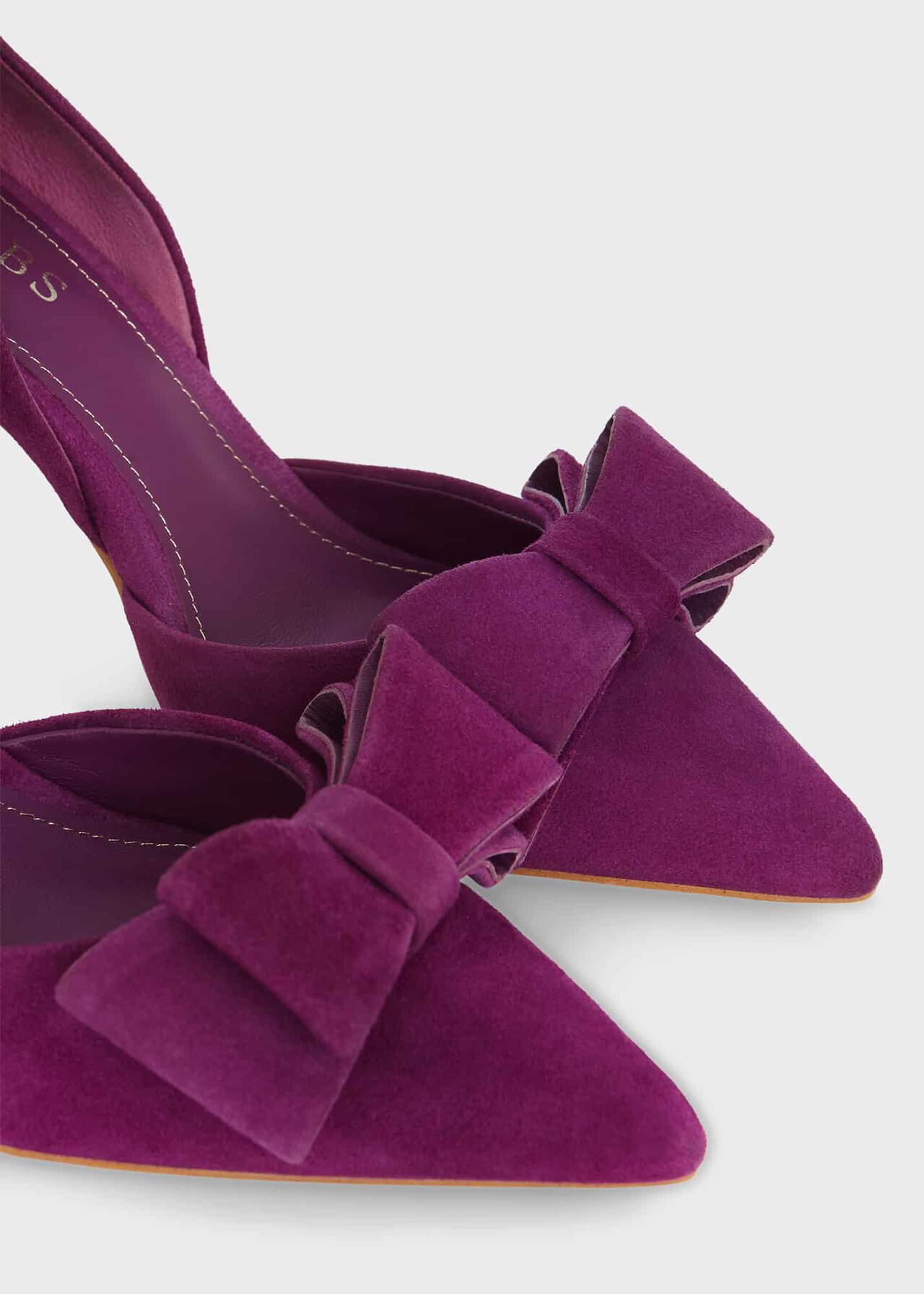 Elva Bow Pumps, Magenta Purple, hi-res