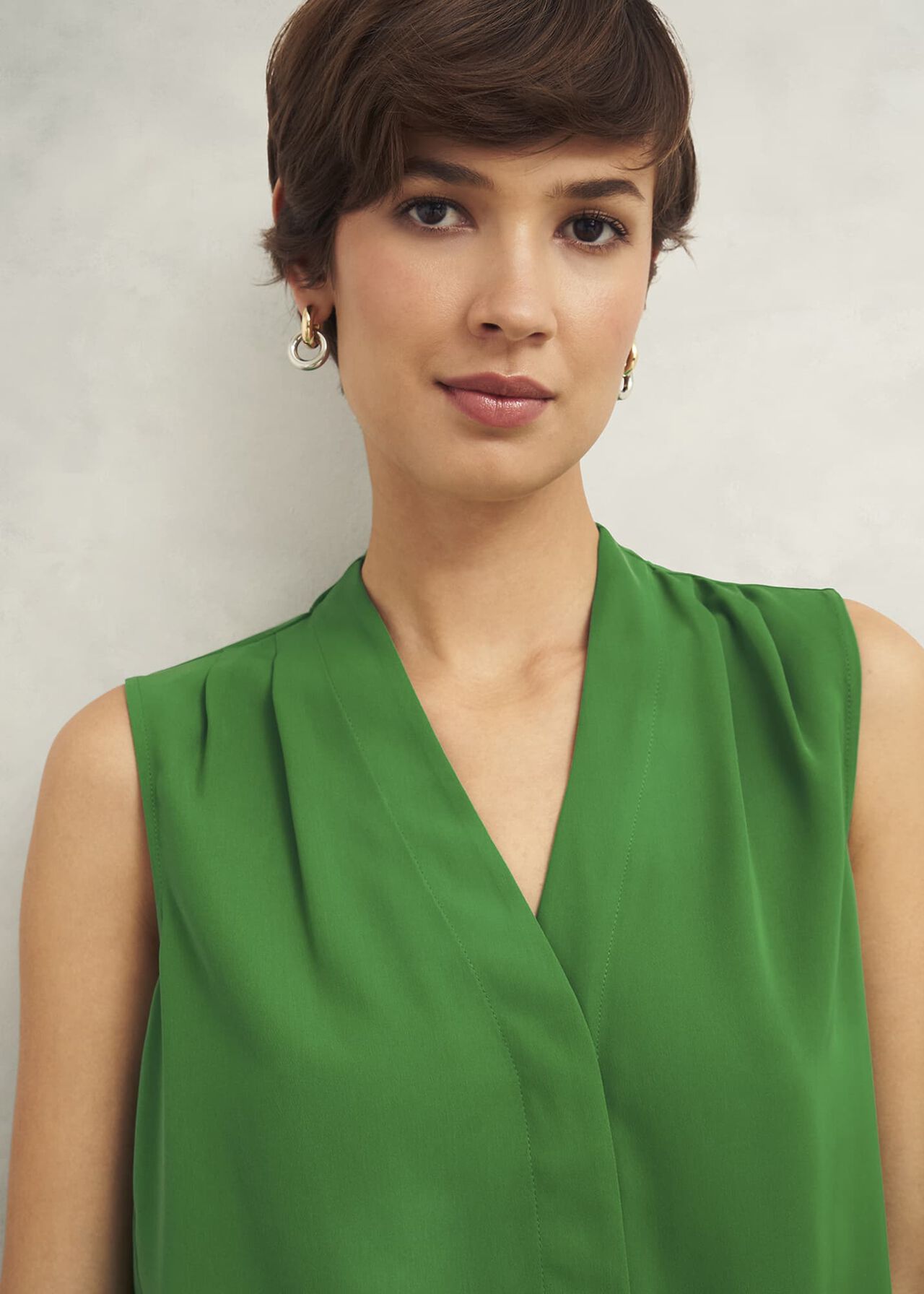 Poppy Blouse, Lush Green, hi-res