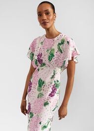 Lalena Sequin Floral Dress, Cream Multi, hi-res