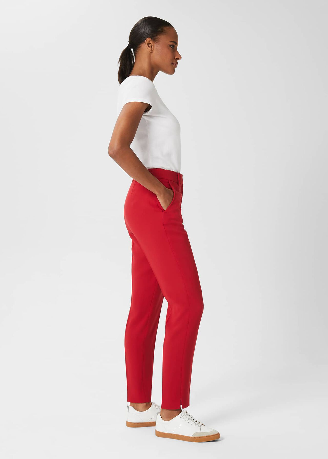 Adelia Pants, Red, hi-res