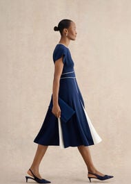 Viola Dress, Midnight Cream, hi-res