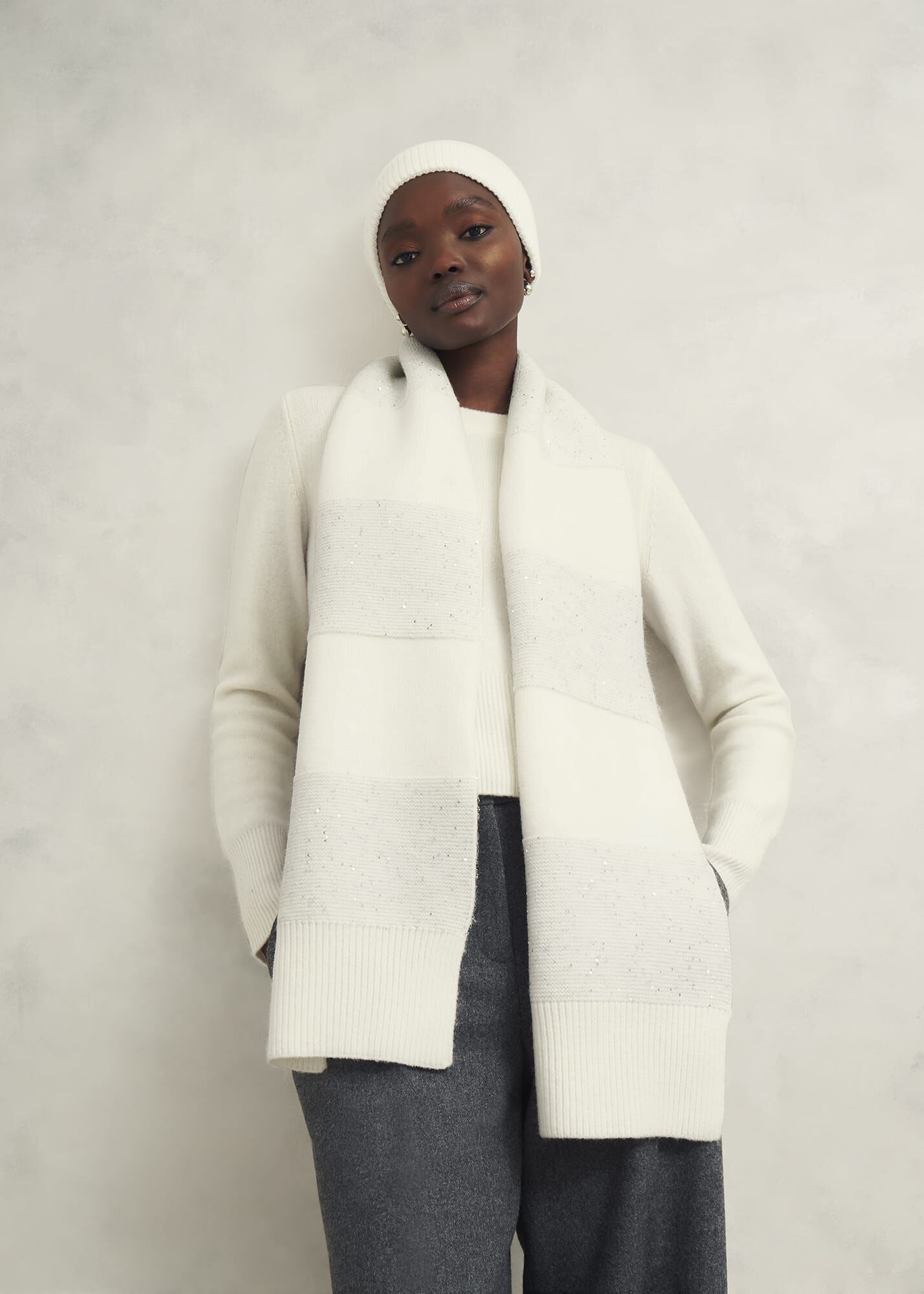 ★Hobbs London★ ヘイリー スカーフ Hayley Scarf Hayley Scarf | Hobbs ROW |