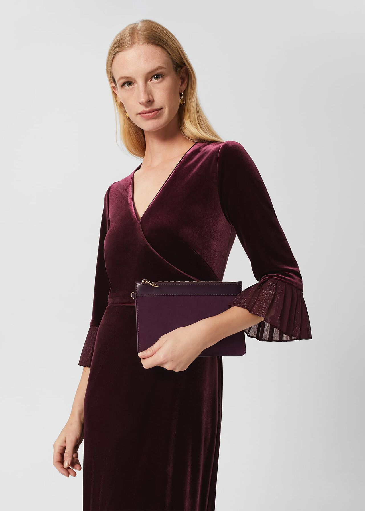 Lundy Wristlet, Mulberry, hi-res