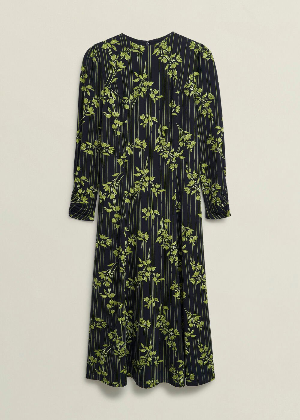 Alison Jersey Dress, Navy Green, hi-res