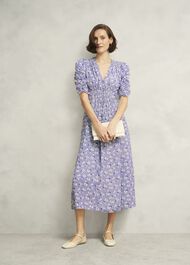 Stowe Tea Dress, Ivory Multi, hi-res