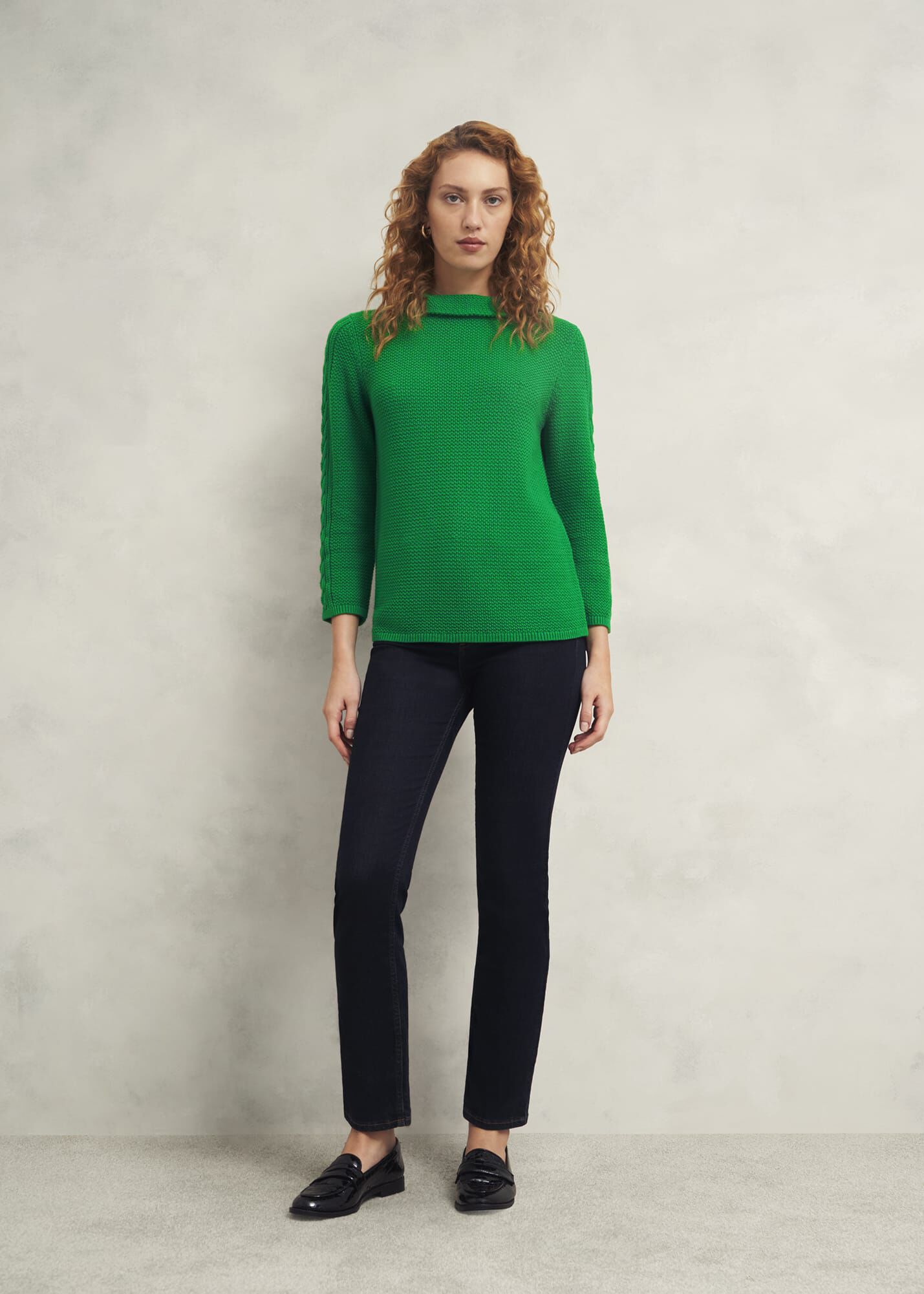 HOBBS / ホブズ CAMILLA CABLE JUMPER Camilla Cotton Jumper | Hobbs UK |