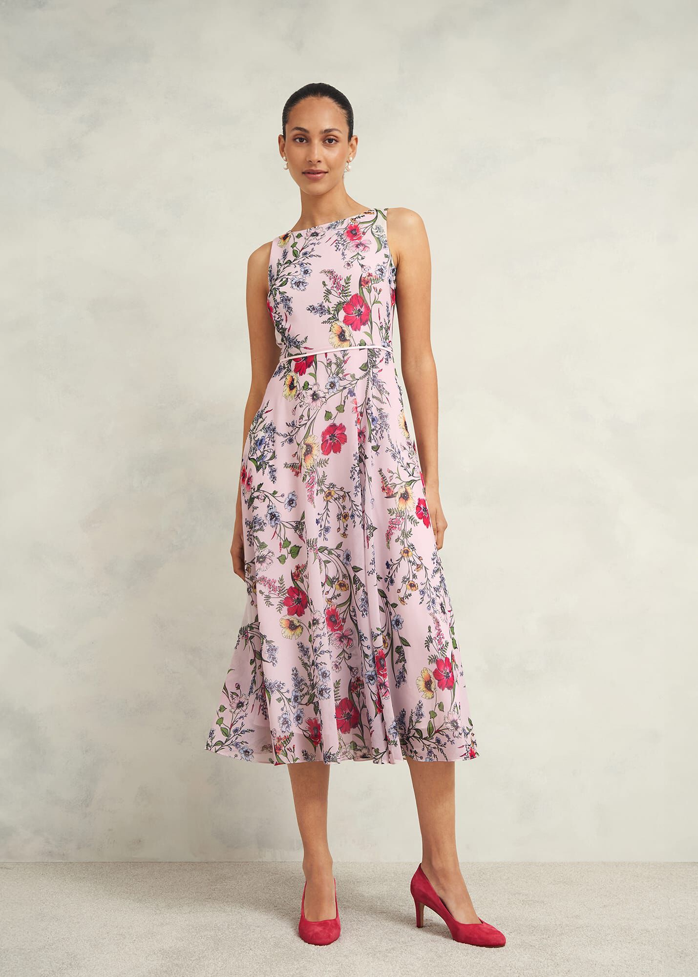 Tulip Cotton Blend Midi Dress（スカート）｜Her lip to（ハー