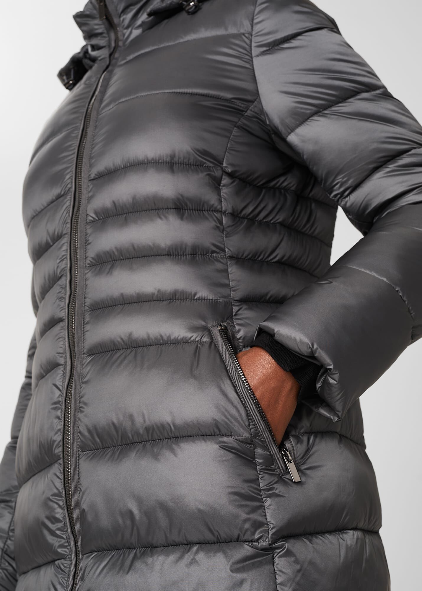 ★Hobbs London★ Danika Long Puffer Jacket With Hood Danika Long Puffer Jacket With Hood | Hobbs US |
