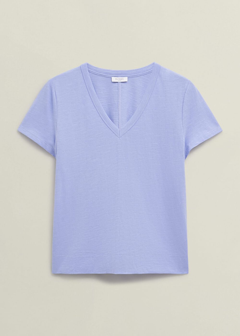 Arianna Cotton Slub T-Shirt, Maya Blue, hi-res