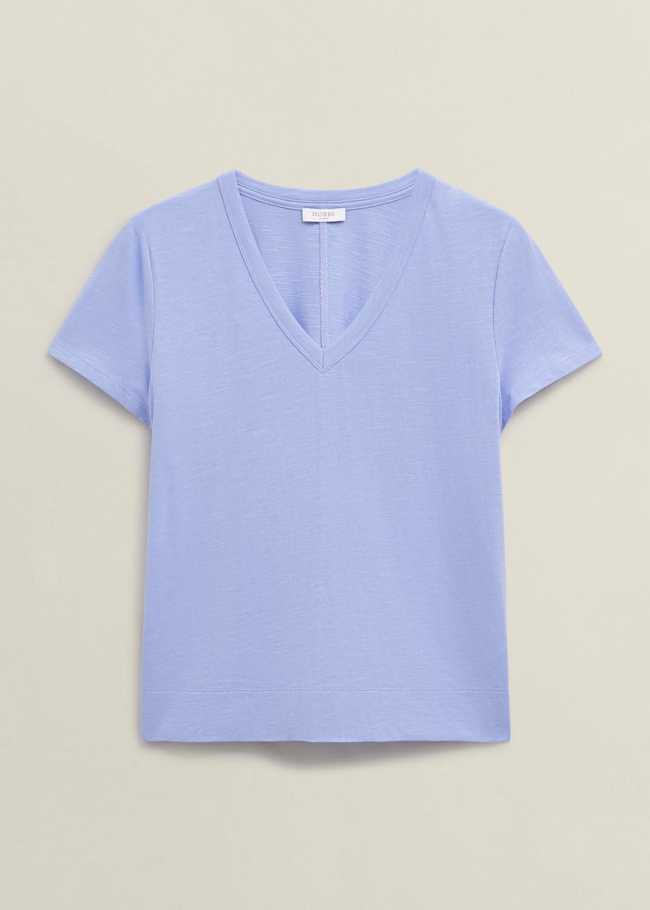 Hobbs Arianna Cotton Slub T-Shirt Hobbs Arianna Cotton Slub T-Shirt