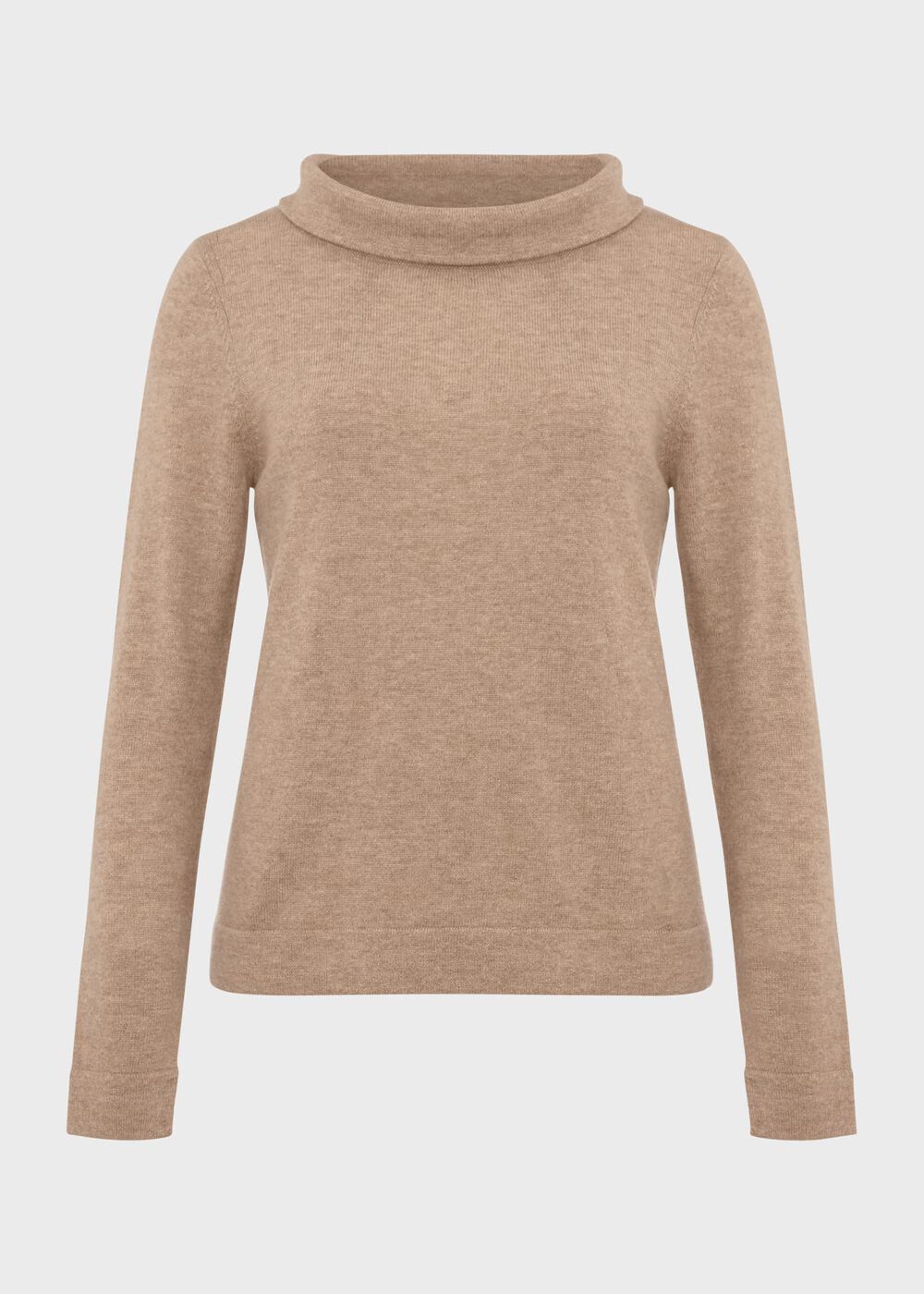 Audrey Wool Cashmere Sweater, Oatmeal, hi-res