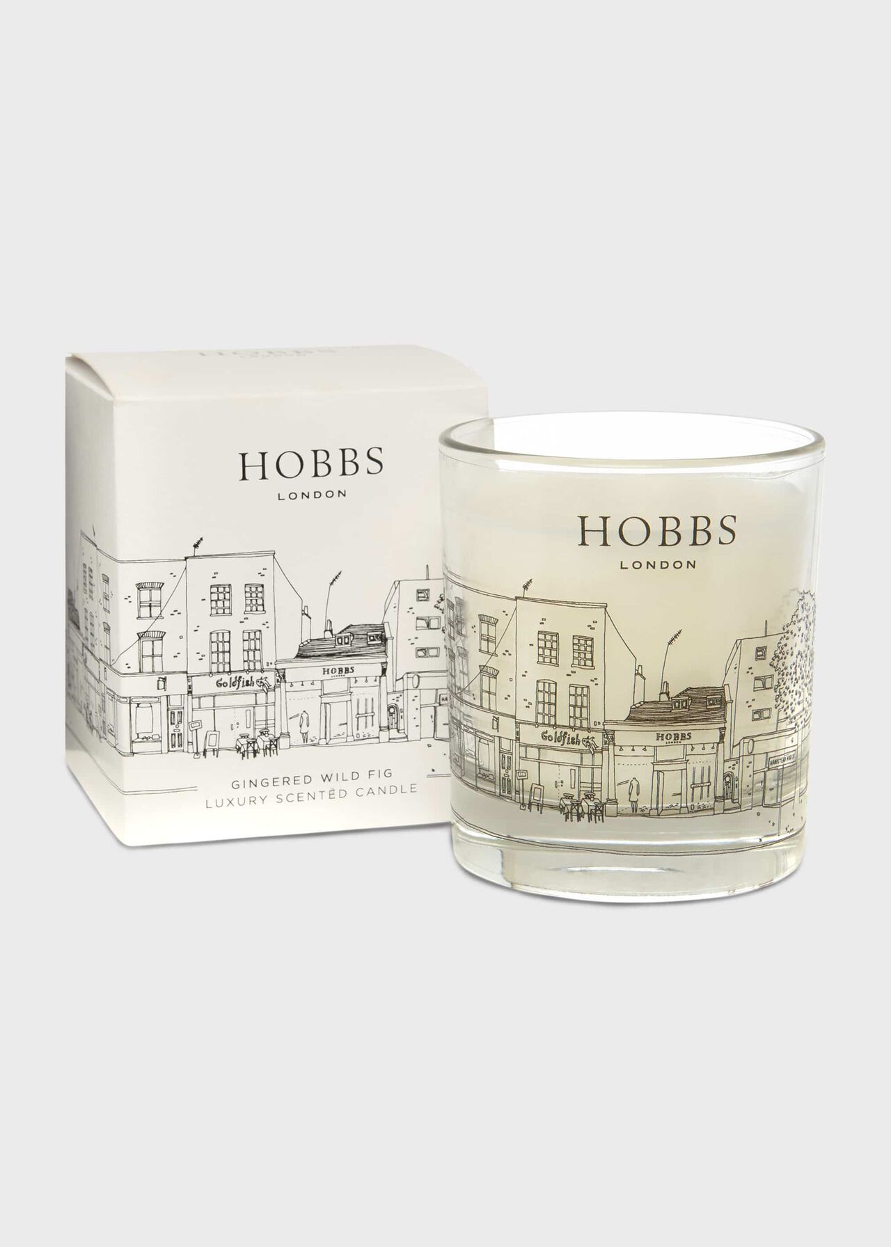 Hampstead Candle Wild Fig, White, hi-res