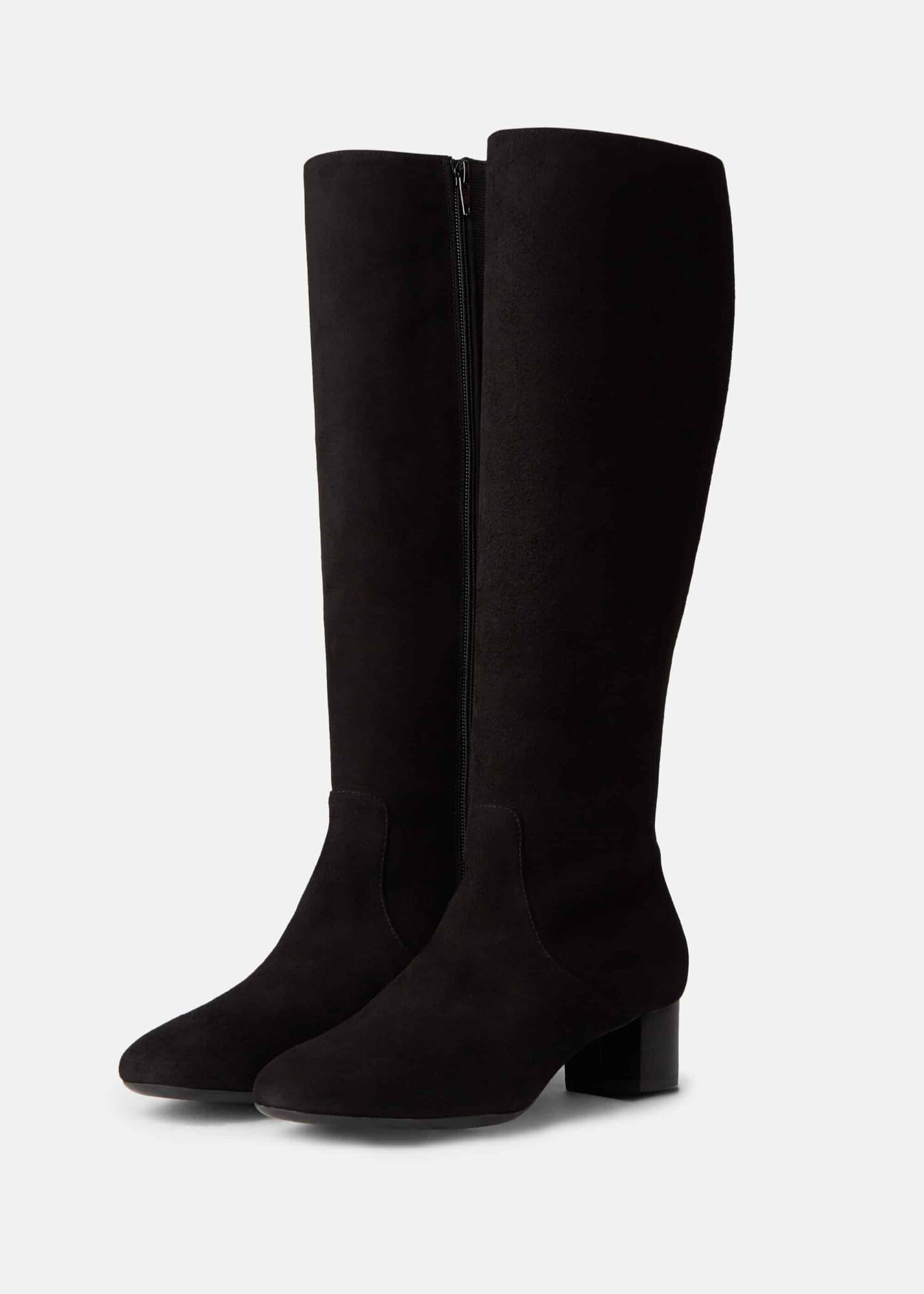 hobbs black knee high boots