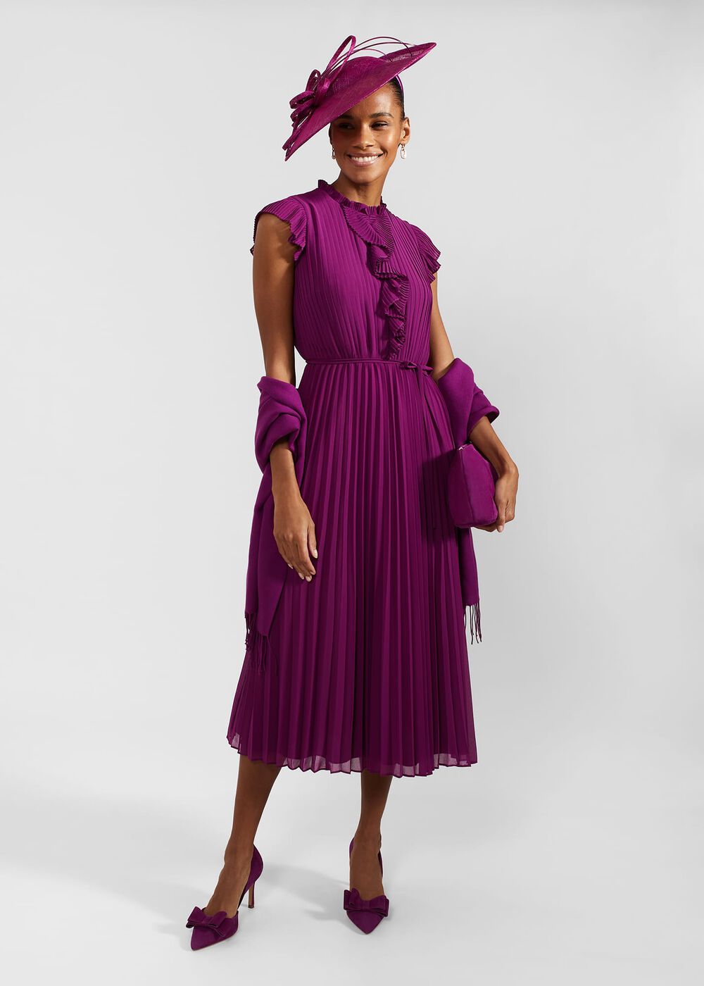 Matilda Scarf, Magenta Purple, hi-res