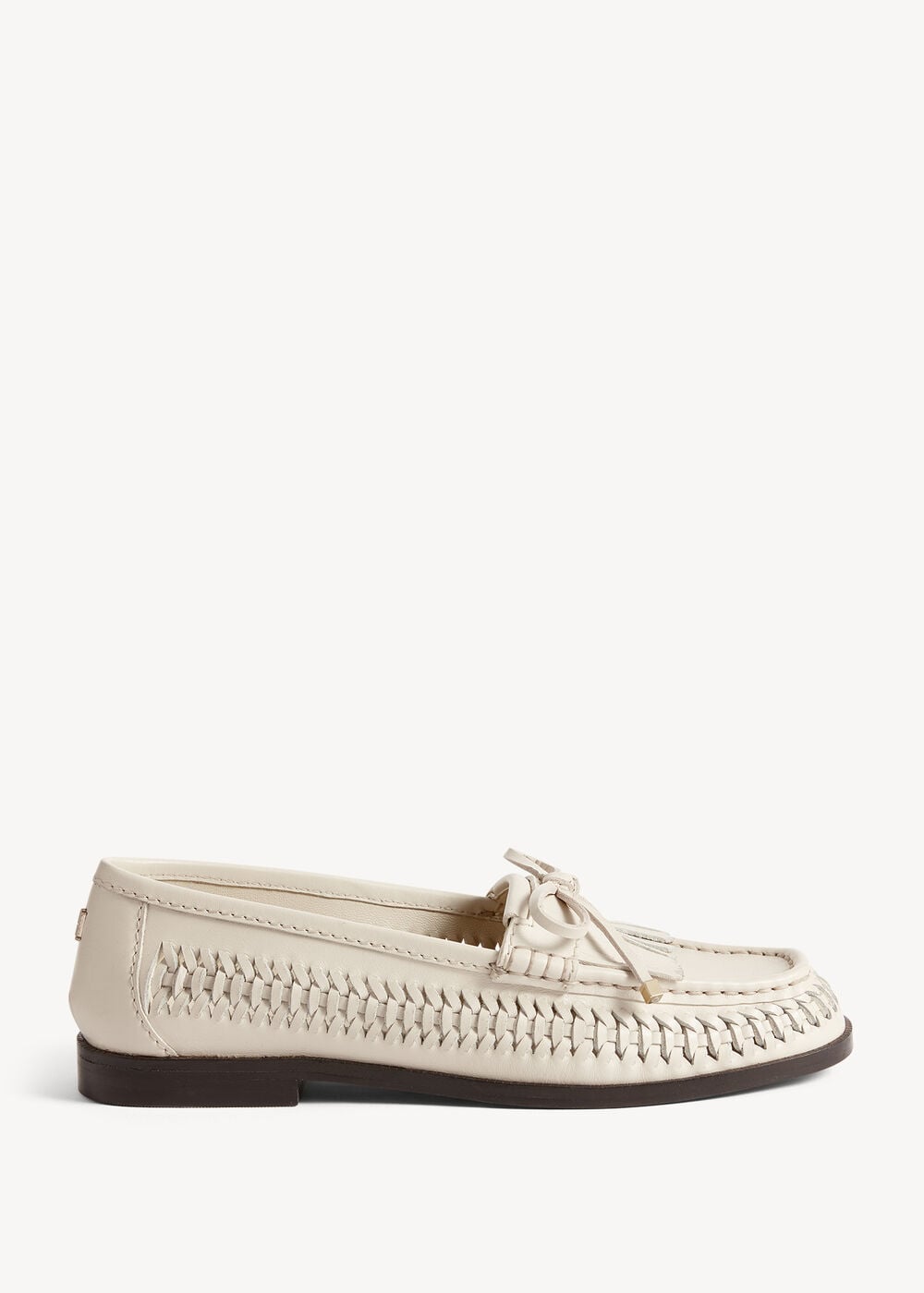 Darcy Woven Leather Loafers