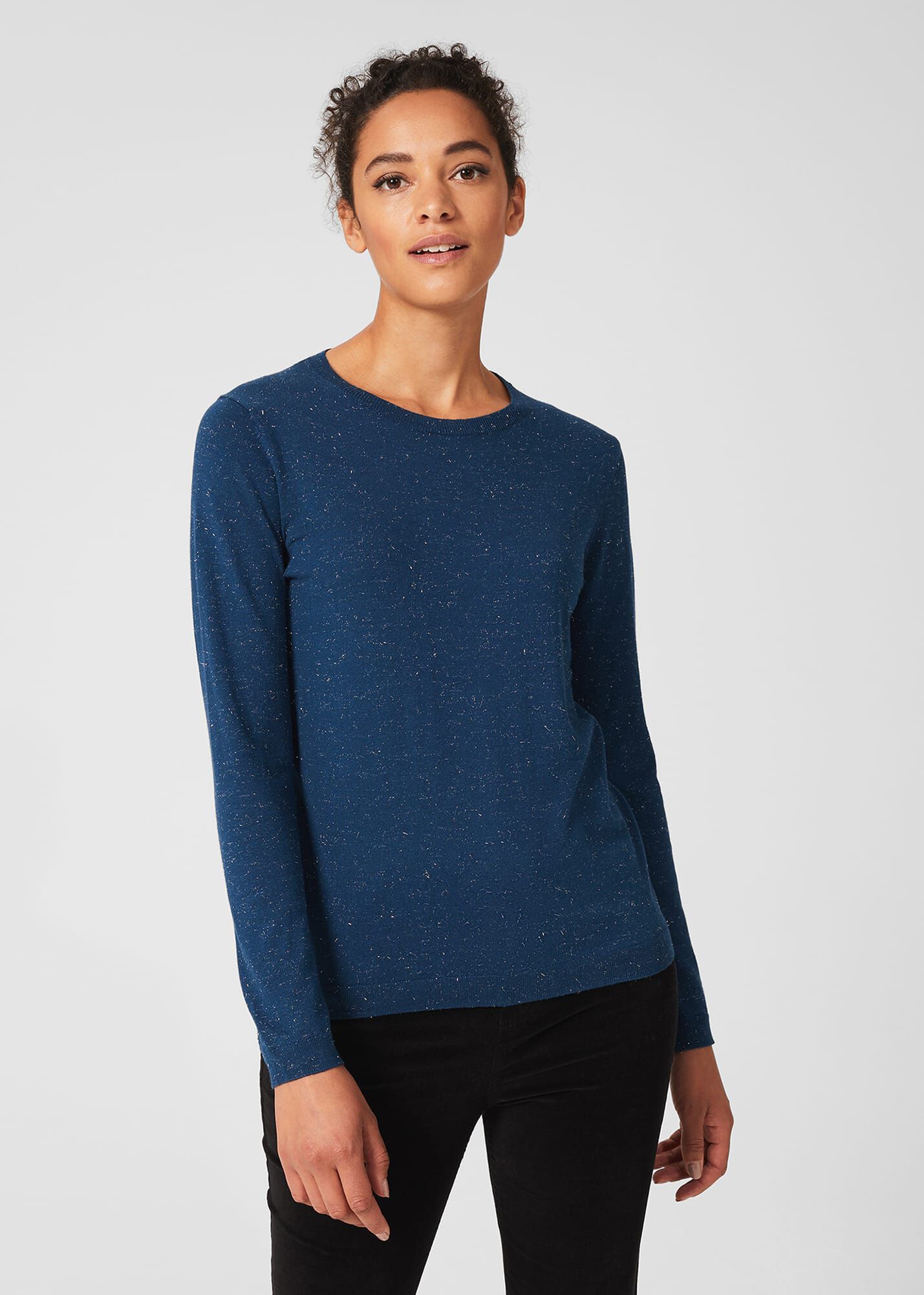 Blue sparkly shop jumper