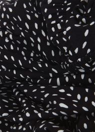 Drew Jersey Dress, Black Ivory, hi-res