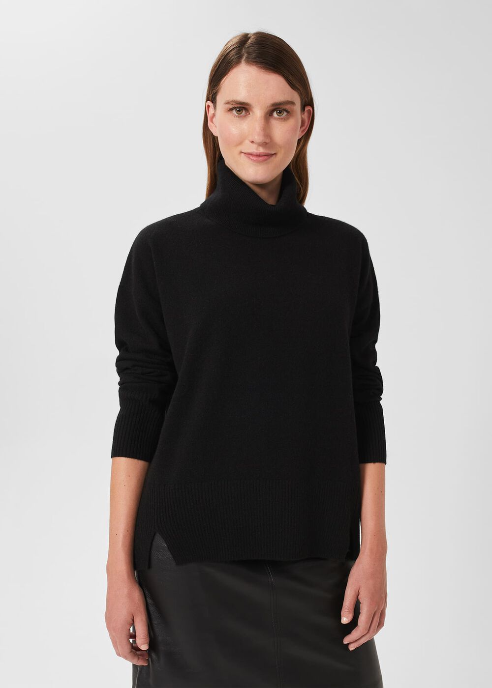 Dahlia Cashmere Sweater, Black, hi-res