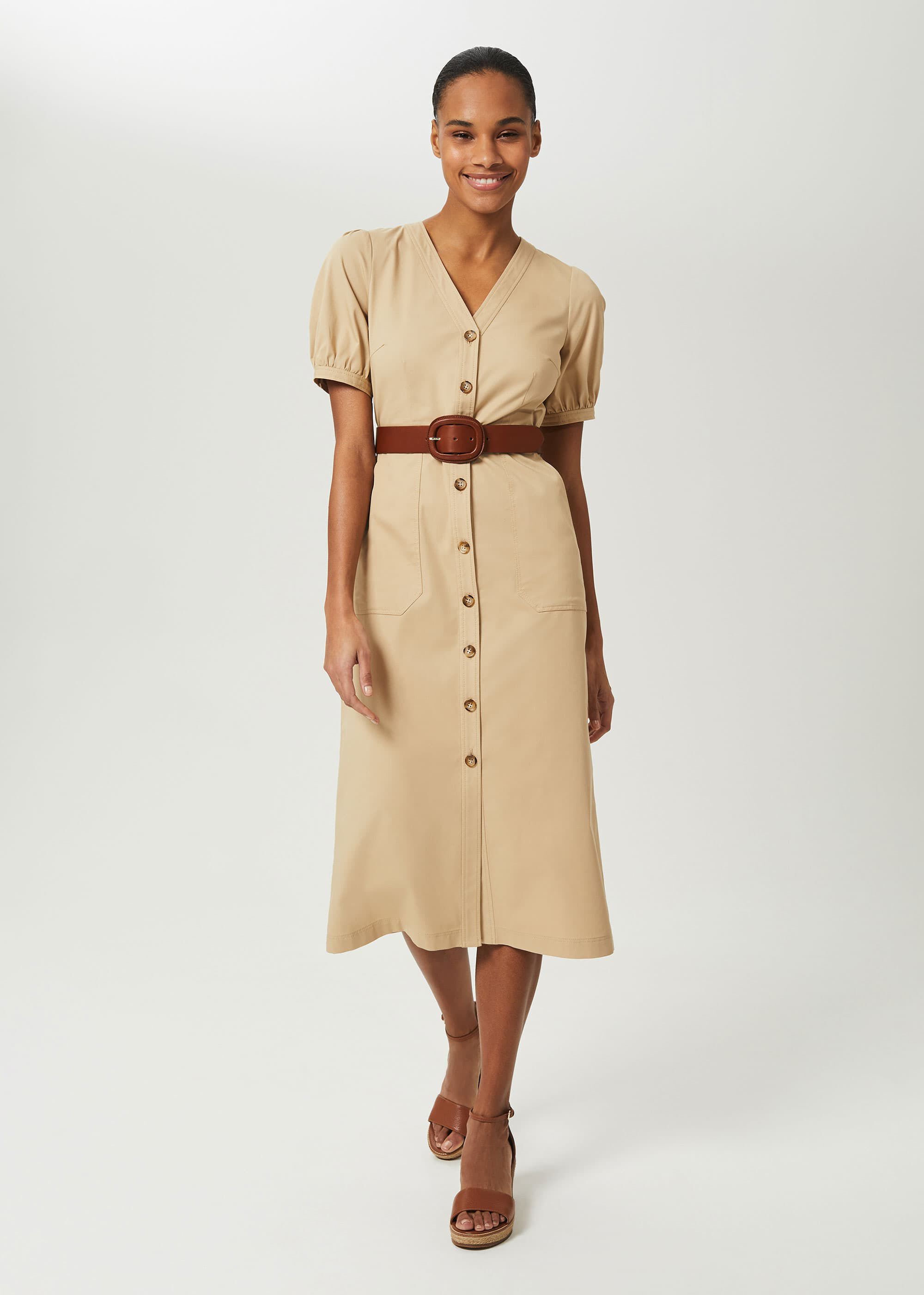 Adaline V Neck Midi Dress