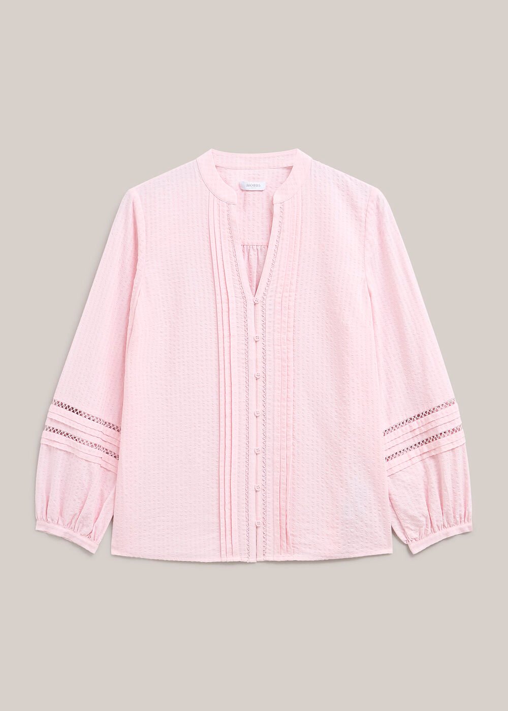 Lucilla Blouse, Blush Pink, hi-res