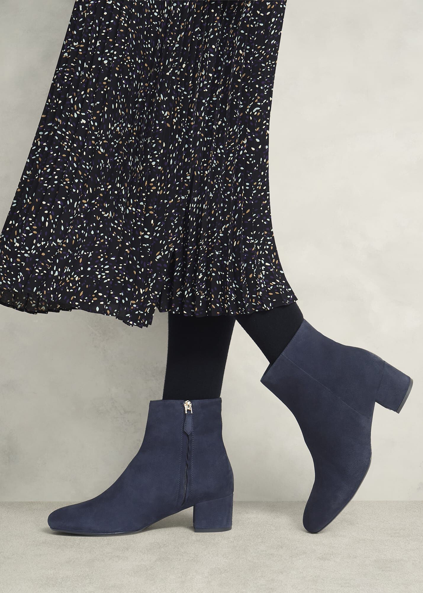 Evelyn Suede Ankle Boots