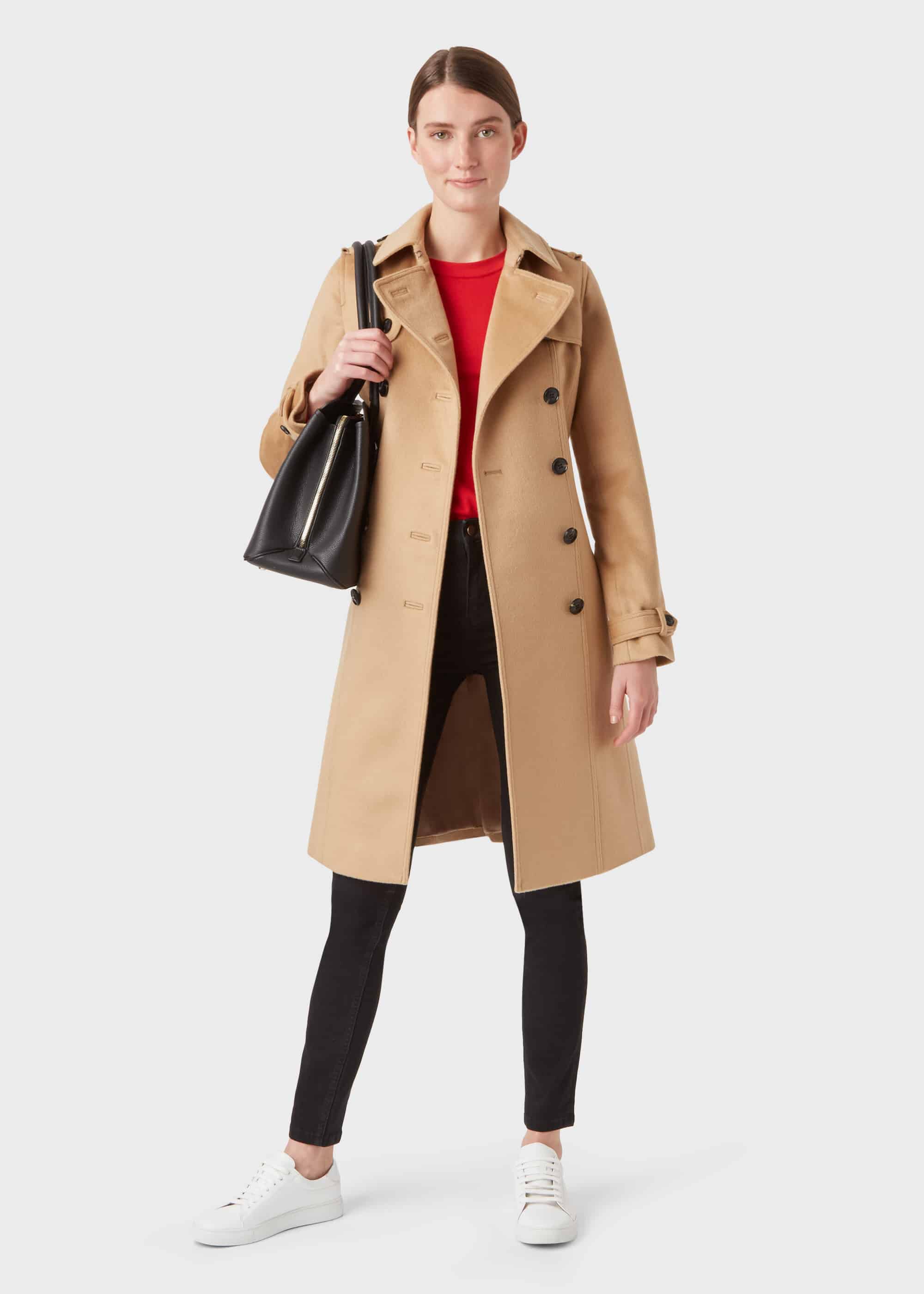 Wool saskia trench coat Clearance