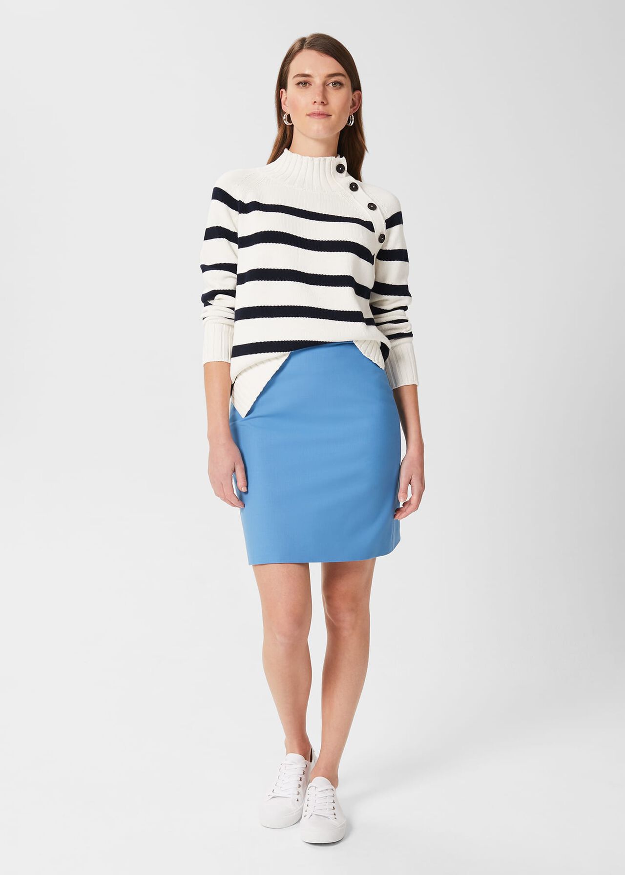 Francesca Skirt, Azure Blue, hi-res