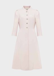 Chara Fit And Flare Coat, Pale Pink, hi-res