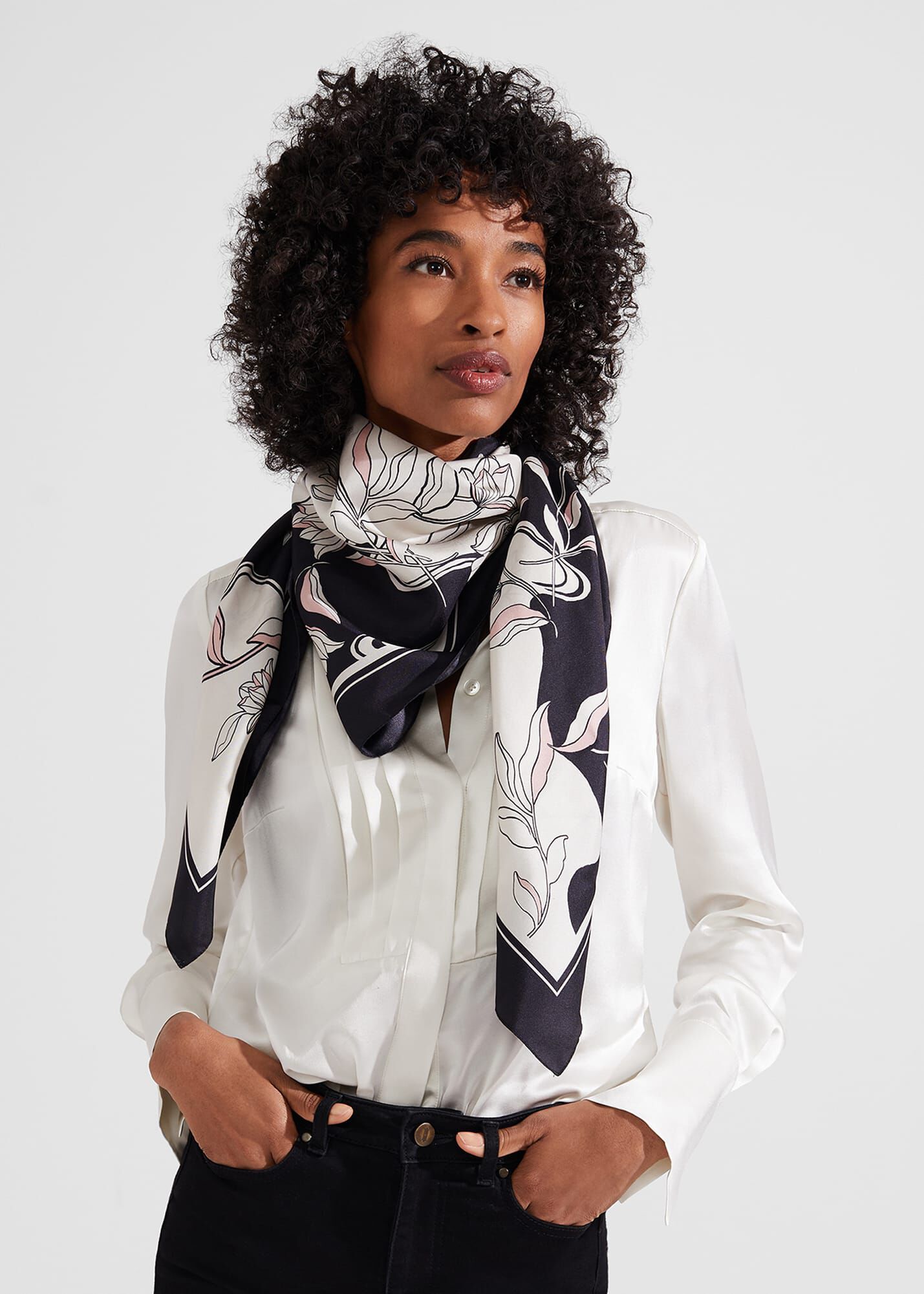Hobbs cheap silk scarf