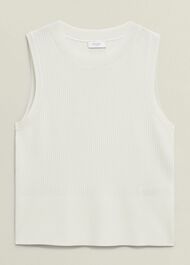 Aubrey Knitted Top, Hobbs Ivory, hi-res