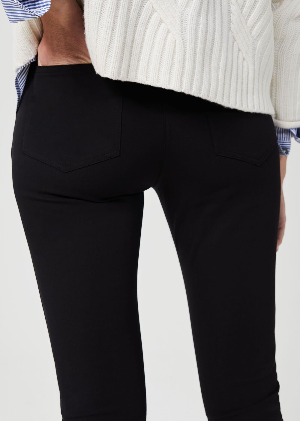 Amanda Skinny Jeans With Stretch, Black, hi-res