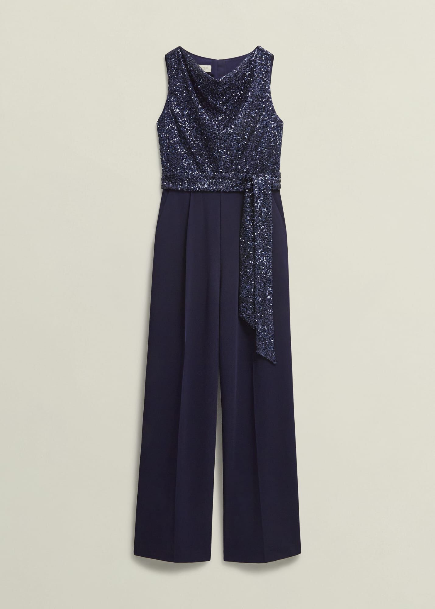 Zuri Sequin Jumpsuit Hobbs UK