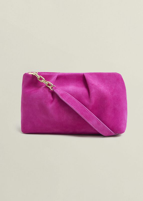 Clifton Suede Clutch