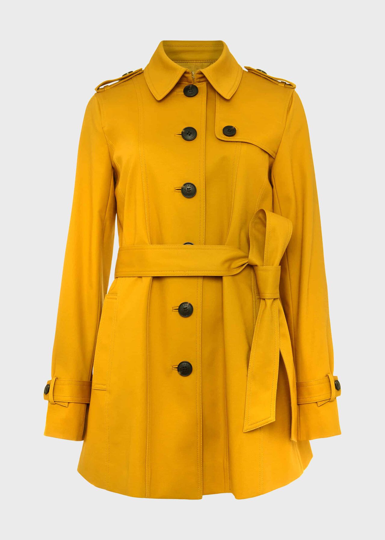 Ella Water Resistant Trench Coat, Gold, hi-res