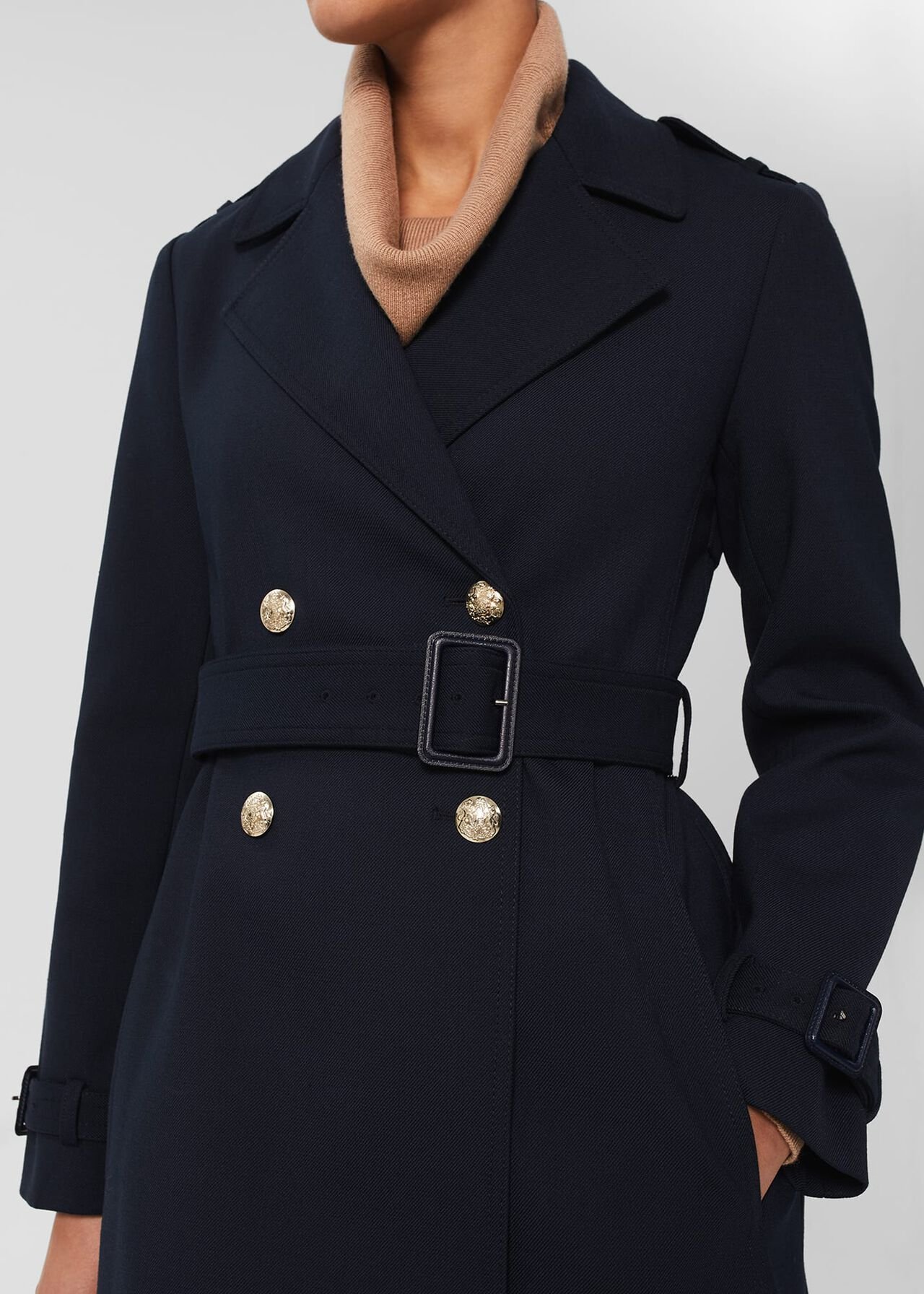 Isabelle Trench, Navy, hi-res