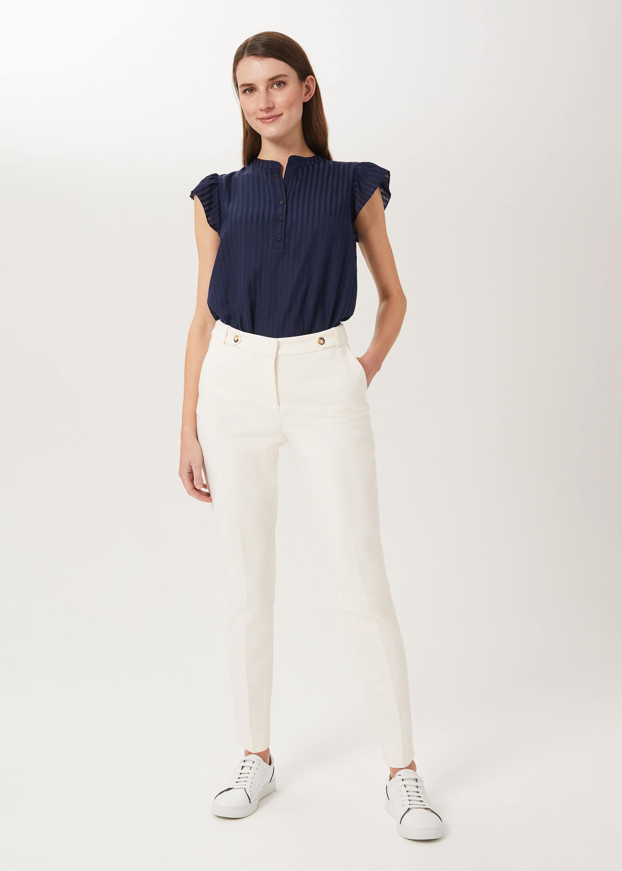 Cotton 2025 tapered trousers