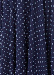 Eleanor Spot Fit And Flare Dress, Midnight Blue, hi-res