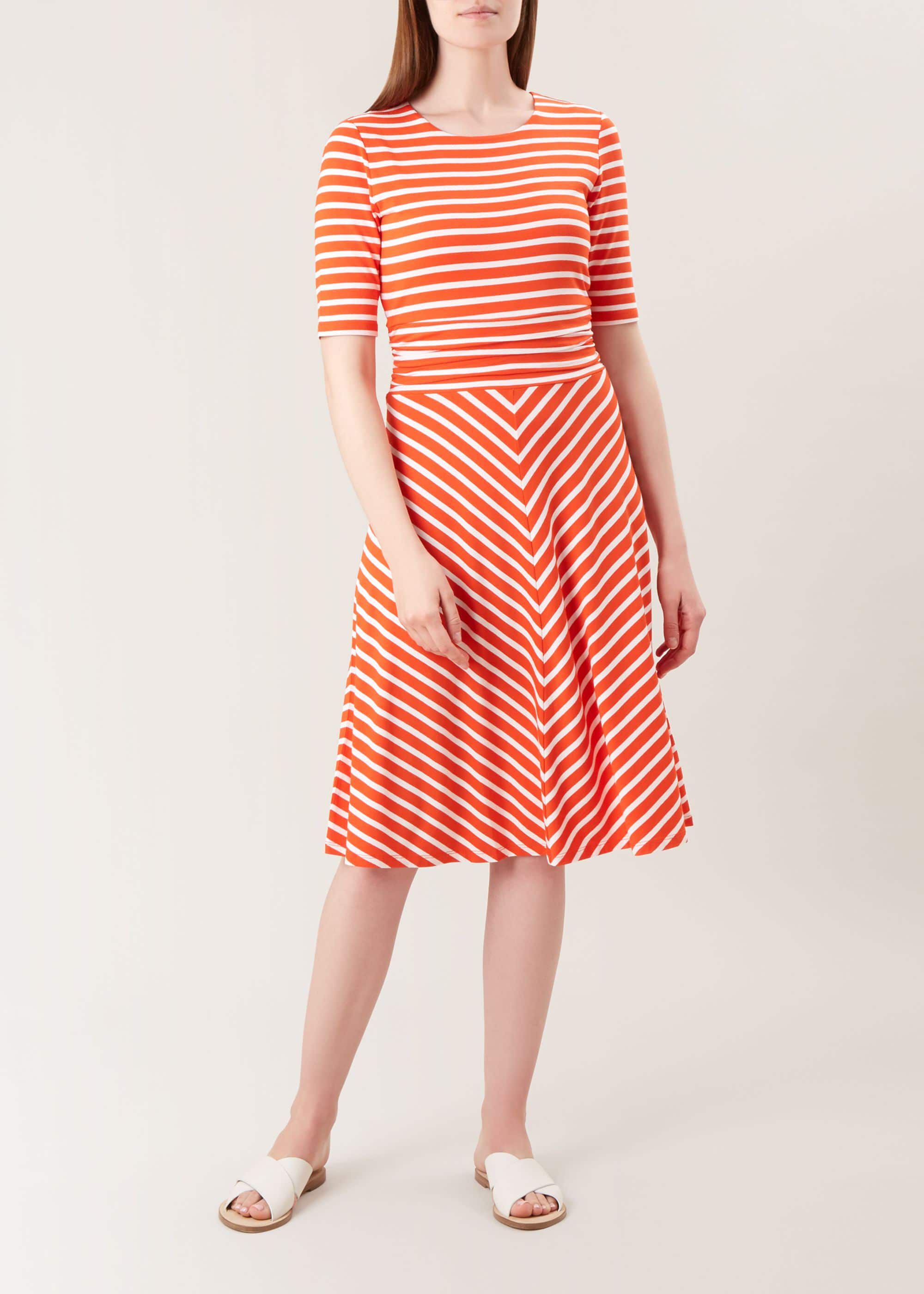 mango dress orange