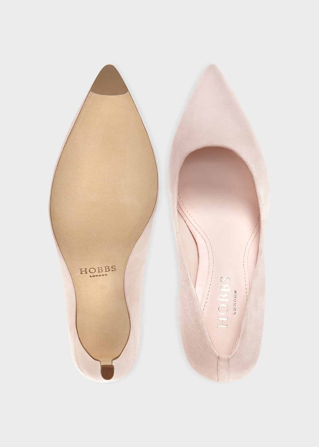 Adrienne Court Shoes, Pale Pink, hi-res