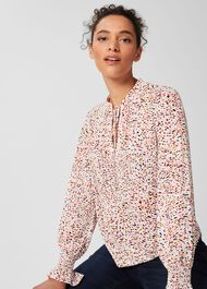Aisha Blouse, Chalk Multi, hi-res