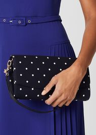 Sarah Clutch, Navy Ivory, hi-res