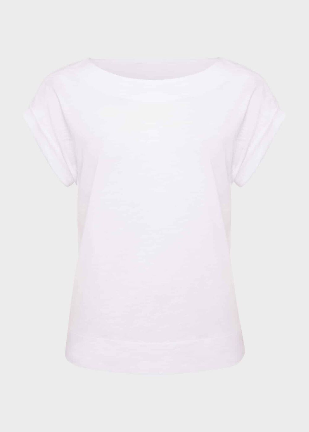 Alycia Cotton T-Shirt, White, hi-res