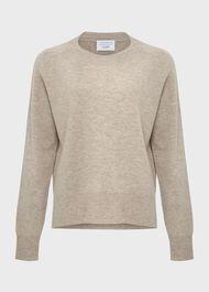 Miller Sweater With Cashmere, Camel Marl, hi-res