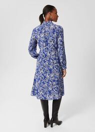 Octavia Shirt Dress, Blue Multi, hi-res